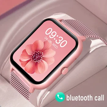 2023 Новые умные часы Call для женщин, умные часы с пользовательским циферблатом для Xiaomi, водонепроницаемые музыкальные часы с Bluetooth, часы-браслет с полным касанием