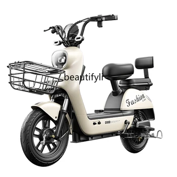 Электромобиль, Малотоннажное транспортное средство Для мужчин и женщин, Электрический велосипед для взрослых, Прогулочный Двухколесный велосипед с литиевой батареей
