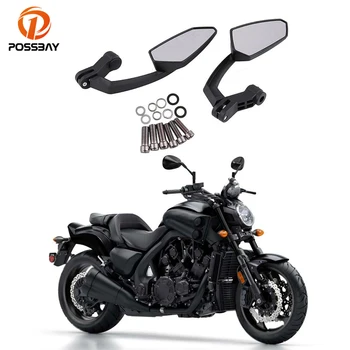 Зеркала заднего вида для мотоциклов, Боковое зеркало заднего вида для Kawasaki Suzuki Yamaha Harley Touring Choppers, Аксессуары для мотоциклов