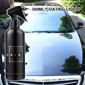 300 МЛ жидкого нанопокрытия для автомобиля Гидрофобный воск Покрытие для ухода за автомобильной краской Жидкокристаллическая защитная пленка Прямая поставка