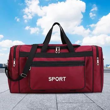 Оксфордская сумка для фитнеса, портативные спортивные сумки большой емкости, водонепроницаемые с застежкой-молнией, многофункциональные, износостойкие для футбола на открытом воздухе