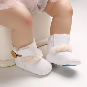 Модная хлопковая детская обувь для мальчиков и девочек, повседневная спортивная обувь на резиновой подошве, детские ботильоны, хлопковая нескользящая и теплая обувь для ходьбы