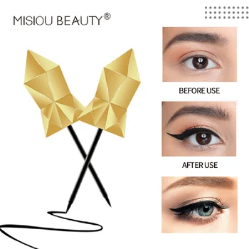 Misiou Beauty Новая косметика для макияжа Универсальная Водонепроницаемая Прочная Очень Тонкая быстросохнущая подводка для глаз Корейский макияж Pk 10 Limited