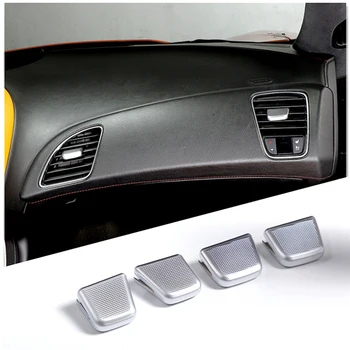 Для Chevrolet Corvette C7 2014-2019 Приборная панель автомобиля Рычаг регулировки выхода кондиционера Декоративная отделка крышки