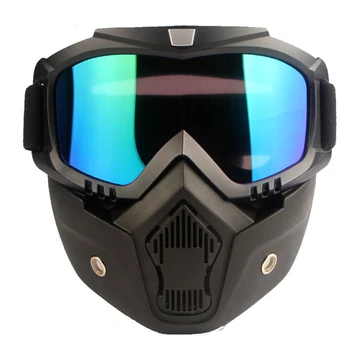 Съемная Тактическая маска, Защитные очки, Ветрозащитные Лыжные очки, Маска для катания на лыжах, маска для сноуборда, Защитные очки для мотокросса