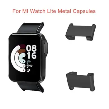 Ремешок для смарт-часов, соединяющий сменные аксессуары для часов, черный, легкий для Mi Watch Lite/redmi, Металлический разъем для браслета Ремешок для смарт-часов, соединяющий сменные аксессуары для часов, черный, легкий для Mi Watch Lite/redmi, Металлический разъем для браслета 3