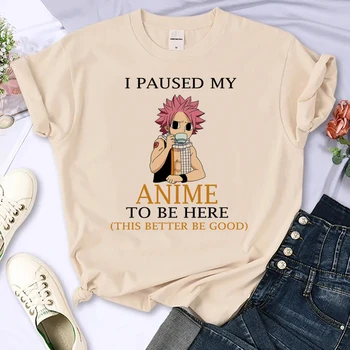 Футболка Fairy Tail, женские футболки с аниме, женская дизайнерская одежда в стиле харадзюку