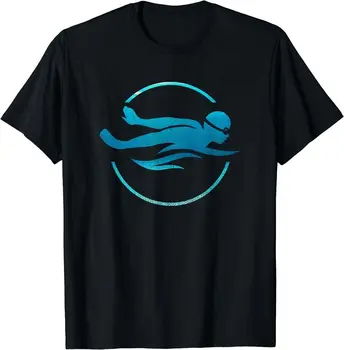 Новая лимитированная футболка Swimmer Swimming Team, идея подарка пловцу
