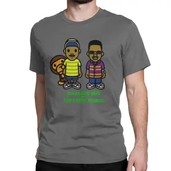 Мужские футболки DJ Jazzy Jeff И The Fresh Prince Of Bel Air, Уилла Смита, одежда из чистого хлопка, футболки с круглым вырезом, футболки больших размеров