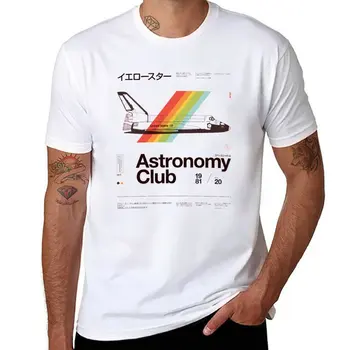 Новая футболка Astronomy Club, черная футболка, Короткая футболка, футболки для мужчин