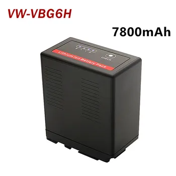 Аккумулятор для камеры VBG6H 7800 мАч 7,2 В AG-AC130MC AG-AC160MC VW-VBG6 PRO MC/MDH1GK Профессиональный Аккумулятор для цифровой камеры