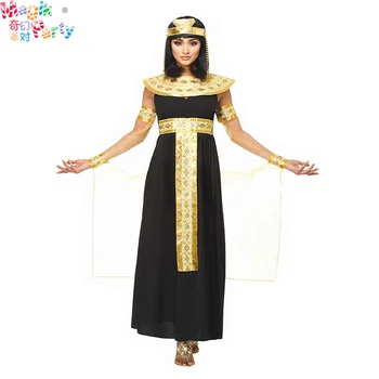 Костюм для выступлений египетской принцессы на Хэллоуин для взрослых, косплей, женская одежда Древнего Египта и платье индийской королевы Клеопатры