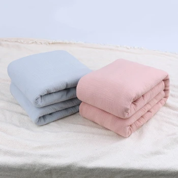 Детское пеленальное одеяло Теплое хлопчатобумажное одеяло для младенцев, Дышащее Защитное одеяло, постельное белье для новорожденных, Толстое зимнее одеяло