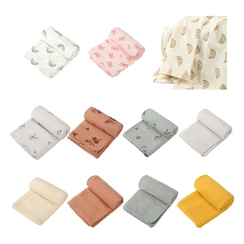 Хлопковый детский спальный мешок, теплый и дышащий, универсальное одеяло для новорожденных, подарок