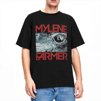Мужская Женская рубашка Mylene Farmer 2023 Nevermore, Одежда из 100% хлопка, Новинка, футболка с круглым вырезом и коротким рукавом, Идея подарка, рубашка