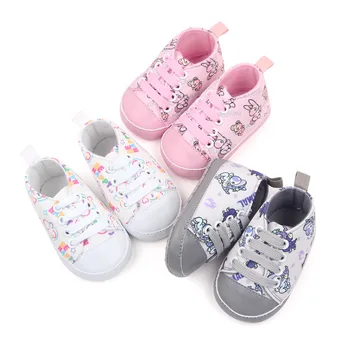 Мультяшная Детская обувь Весенние Кроссовки для мальчиков и девочек Теплая Мягкая Подошва Противоскользящая Обувь для новорожденных Малыш Enfant First Walkers Zapatilla