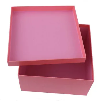 Подарочная коробка для свадебных украшений Квадратная картонная коробка для упаковки ювелирных изделий на свадьбу, День рождения, детский душ