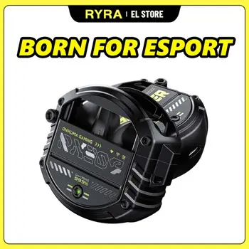 Беспроводные наушники RYRA Esports Bluetooth 5.3, игровая гарнитура с шумоподавлением и низкой задержкой, алюминиевый сплав, 240 часов высокой мощности
