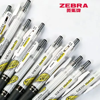 3шт Японская ручка-роллер ZEBRA JJ77, Не Смазывающаяся, Гладкая, Быстросохнущая, Студенческие принадлежности