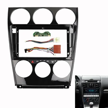 2Din Автомобильный Радиоприемник для Mazda 6 2004-2016 DVD Стерео Рамка Пластина Адаптер Крепление Приборной Панели Установка Панели Отделка Комплект