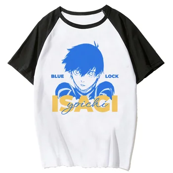 Женская футболка Blue Lock, футболки Y2K harajuku, женская дизайнерская одежда Женская футболка Blue Lock, футболки Y2K harajuku, женская дизайнерская одежда 1