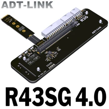 ADT R43SG 4.0 M.2 Разъем NVMe К PCIe 4.0 x16 PCI-E 16x К M.2 M Ключ-Удлинитель Адаптер eGPU Для NUC/ITX/STX/Ноутбука