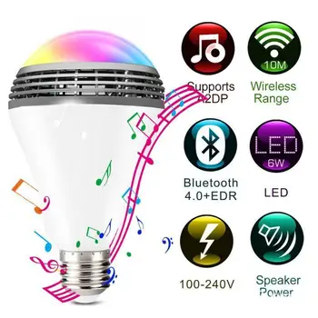 Музыкальный Динамик Таймер Светодиодная Лампа Динамик 2023 Новая Светодиодная Лампа Музыкальные Лампы Оптом Горячая Светодиодная Лампа Smart