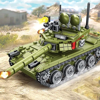 Тип 85 Основной танк Военная Модель Оружия Обороны Совместима с Lego 324ШТ Строительные Блоки Кирпичи Детские Игрушки Подарочный Набор