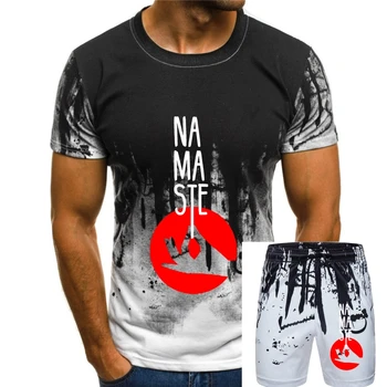Мужская футболка NAMASTE PEACE, женская футболка для йоги, женская футболка