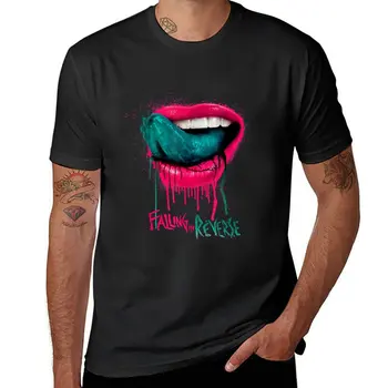 Новый официальный товар Falling in reverse, футболка для губ, быстросохнущая футболка, футболки, мужская одежда для мужчин