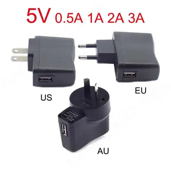 5V 0.5A 1A 2A 3A Зарядное устройство Micro USB для зарядки от переменного до постоянного тока Универсальный адаптер питания 100V-240V Выход U26 В