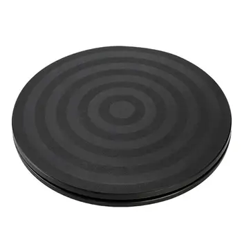 Практичный круглый поворотный стол для бонсай из черного пластика 8 дюймов 20 см