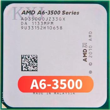 Используется AMD A6-Series A6 3500 A6-3500 с трехъядерным процессором 2,1 ГГц, процессор AD3500OJZ33GX, сокет FM1