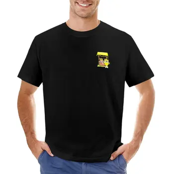 Футболка с подставкой для лимонада, топы, короткая футболка, мужские футболки с графическим рисунком, упаковка