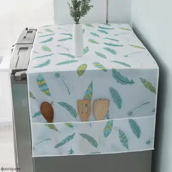 Пылезащитный чехол для холодильника с сумкой для хранения, многоцелевой чехол для бытовой стиральной машины со стирающимся принтом, домашний текстиль 2023