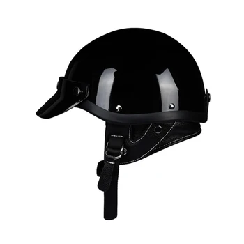 Легкий мотоциклетный шлем, шлем для скутера, шлем для взрослых мотоциклов с защитными очками H7JD