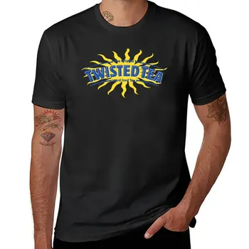 Футболка с логотипом Twisted Tea, пустые футболки, футболка оверсайз, рубашка с животным принтом для мальчиков, футболки на заказ, черные футболки для мужчин