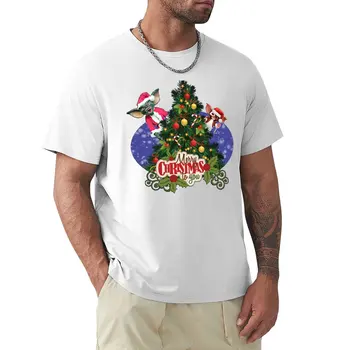 футболка gremlins merry christmas для мальчиков, футболки с кошками, забавные футболки, быстросохнущая футболка, мужские футболки, упаковка