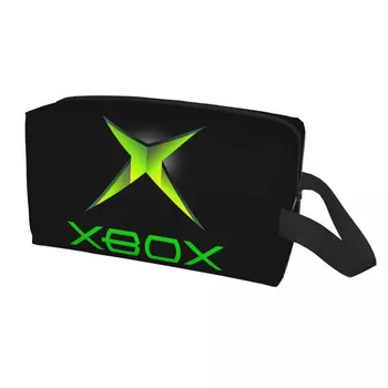 Классическая сумка для туалетных принадлежностей с логотипом Xboxs для путешествий, модные подарки для геймеров, Органайзер для косметики, коробка для хранения косметики для женщин, набор для косметики