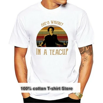 Tom Waits Shes Whiskey In A Teacup, винтажная мужская футболка из черного хлопка G200