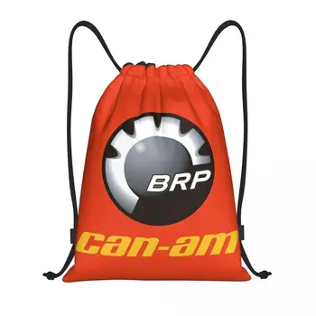 Изготовленный на заказ BRP ATV Can Am Логотип Drawstring Рюкзак Сумки Мужчины Женщины Легкий Спортивный Рюкзак для Тренажерного Зала Мешки для Тренировок