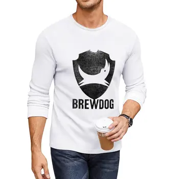 Новая длинная футболка с логотипом Brewdog, быстросохнущая рубашка, топы большого размера, быстросохнущая футболка, футболка оверсайз, мужские хлопковые футболки