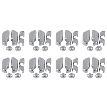 48шт Хромированные Кнопки Регулировки Сиденья Двери Автомобиля Переключатель Для Mercedes-Benz E Class W204 W205 W212 W218 X204 X166 C E GLK GL ML