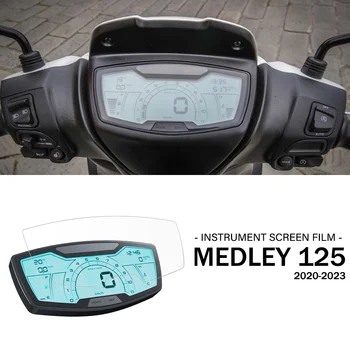 Аксессуары Medley 125 Защита экрана приборной панели от царапин Мотоциклетная пленка для инструментов Piaggio Medley 125 2020 - 2023