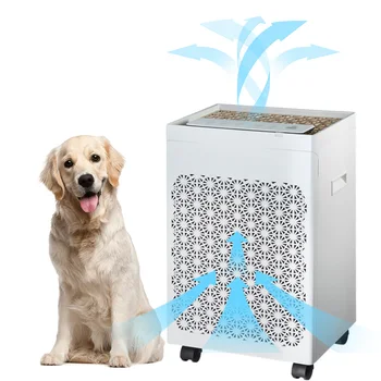 Электрический очиститель воздуха с УФ-фильтром hepa 13 для домашней комнаты, дезодорант для домашних животных, очиститель запахов, портативный очиститель воздуха tuya smart wifi