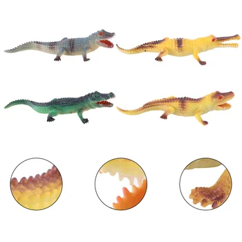 Имитационная модель Крокодила, познавательные игрушки для раннего развития, реалистичная фигурка животного Аллигатора, Развивающая игрушка-Рептилия Имитационная модель Крокодила, познавательные игрушки для раннего развития, реалистичная фигурка животного Аллигатора, Развивающая игрушка-Рептилия 5