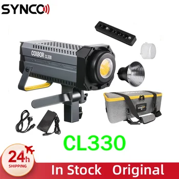 Synco COLBOR CL330 COB Video Light 2700K-6500K Двухцветное Светодиодное Освещение для Фотосъемки На открытом воздухе Непрерывного действия для Студийной Видеозаписи