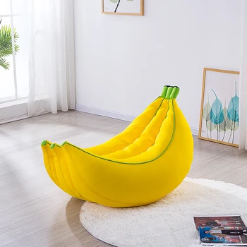 Ленивый диван-мешок татами, креативный милый шезлонг-банан, кресло для отдыха на балконе спальни