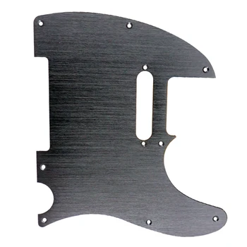 Черная накладка для теле-гитары с 8 отверстиями, металлическая накладка для стандартной замены накладок Telecaster