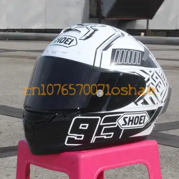 Мотоциклетный шлем X-Spirit III Marquez 4 TC-6 Полнолицевой шлем X-Четырнадцать X14 Белый Муравей Спортивный гоночный шлем Мотоциклетный шлем